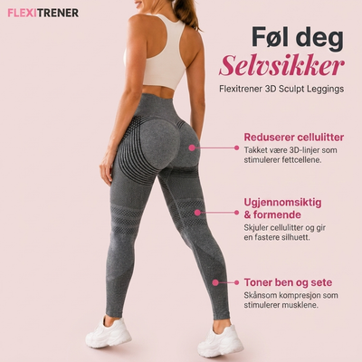 Flexitrener™ Legginsy modelujące 3D Sculpt przeciw cellulitowi